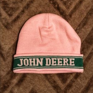 Pink John Deere Beanie